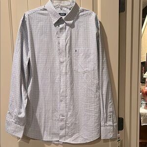 IZOD Men's Blue Checkered Shirt